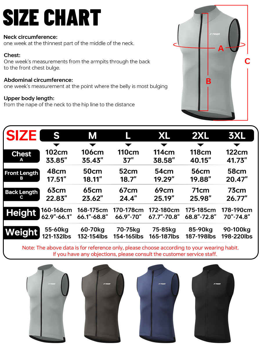 X-TIGER Men’s Thermal Cycling Vest