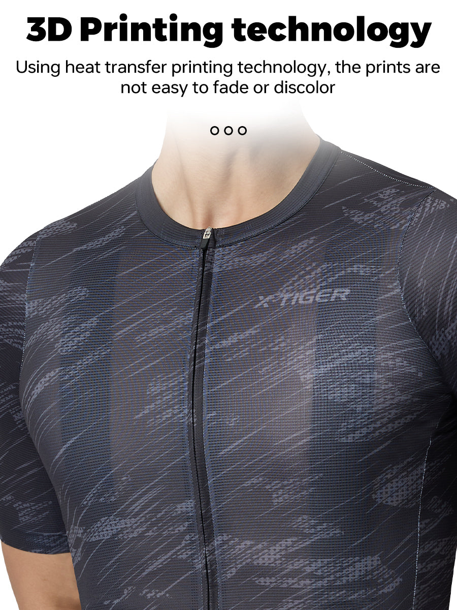 X-TIGER Men’s Pro FIT Short Sleeve Cycling Jersey