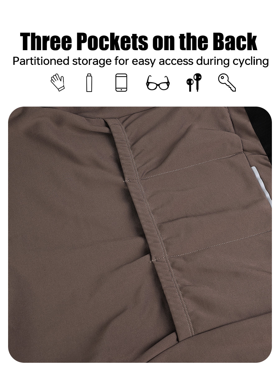 X-TIGER Men’s Thermal Fleece Long-Sleeve Jersey