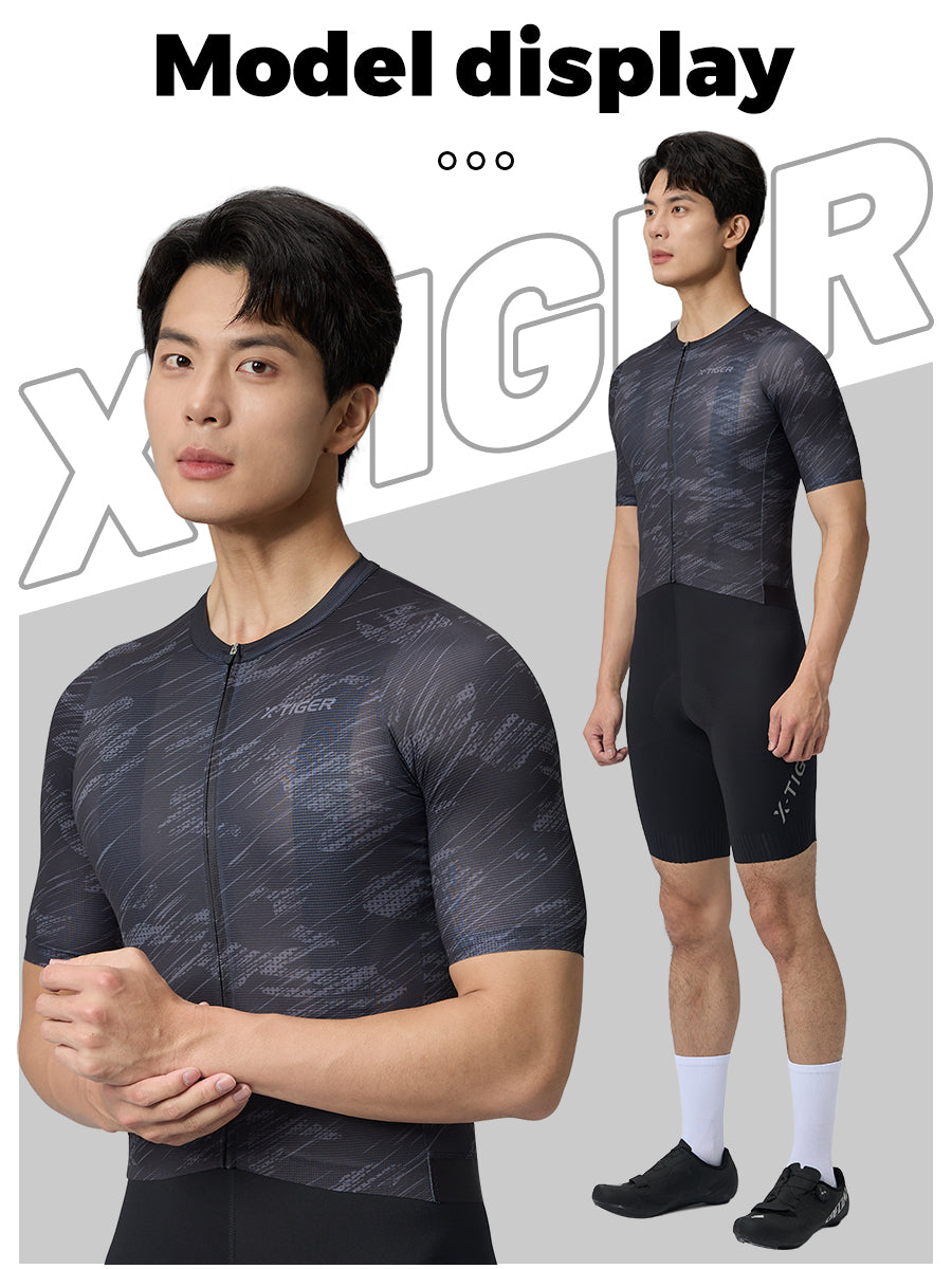 X-TIGER Men’s Pro FIT Short Sleeve Cycling Jersey