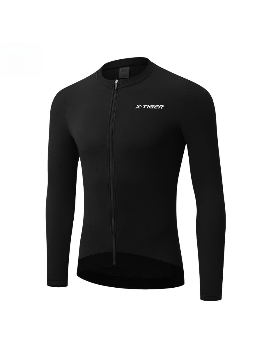 X-TIGER Men’s Thermal Fleece Long-Sleeve Jersey