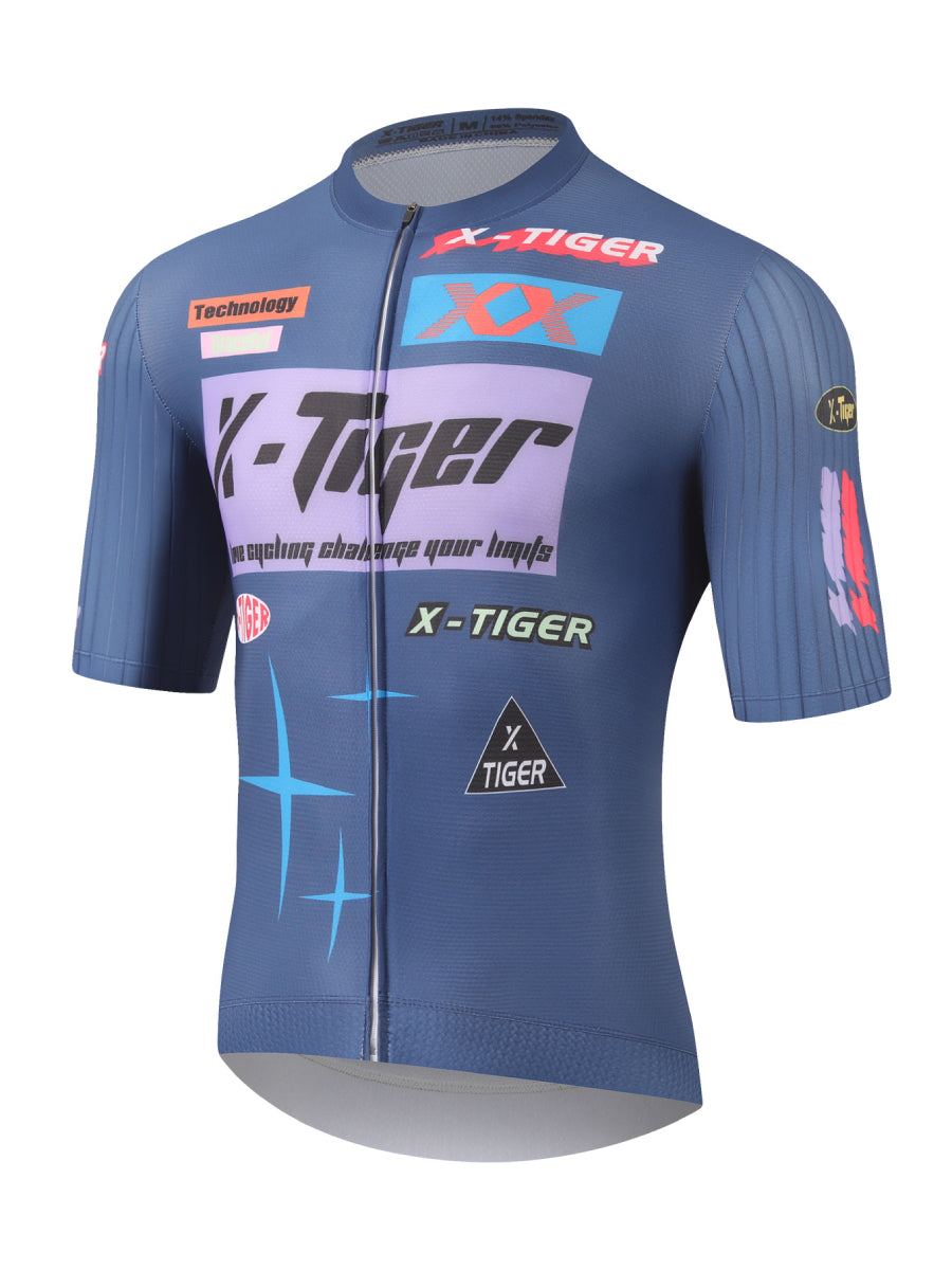 X-TIGER Men's Pro Cycling Jersey: Quick-Dry Breathable MTB Road Shirt