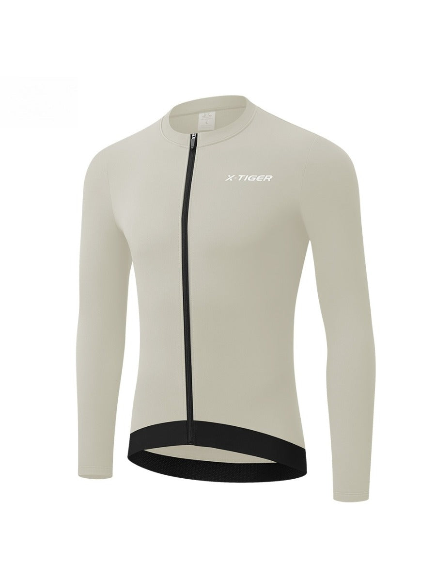 X-TIGER Men’s Thermal Fleece Long-Sleeve Jersey
