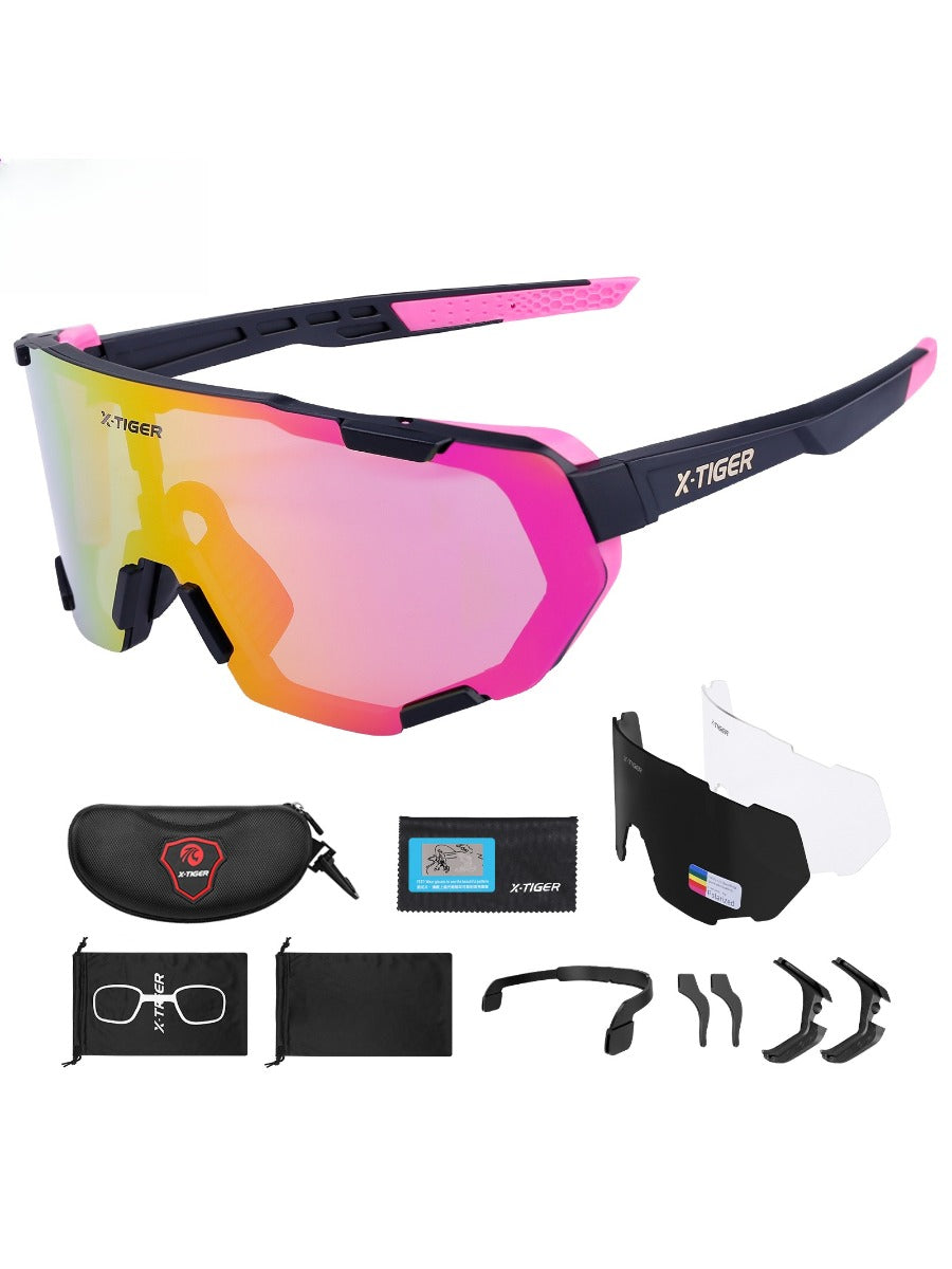 X-TIGER Polarized Cycling Glasses Photochromic Bicycle Glasses Sports Bike Men Sunglasses MTB Cycling Eyewear Protection Goggles