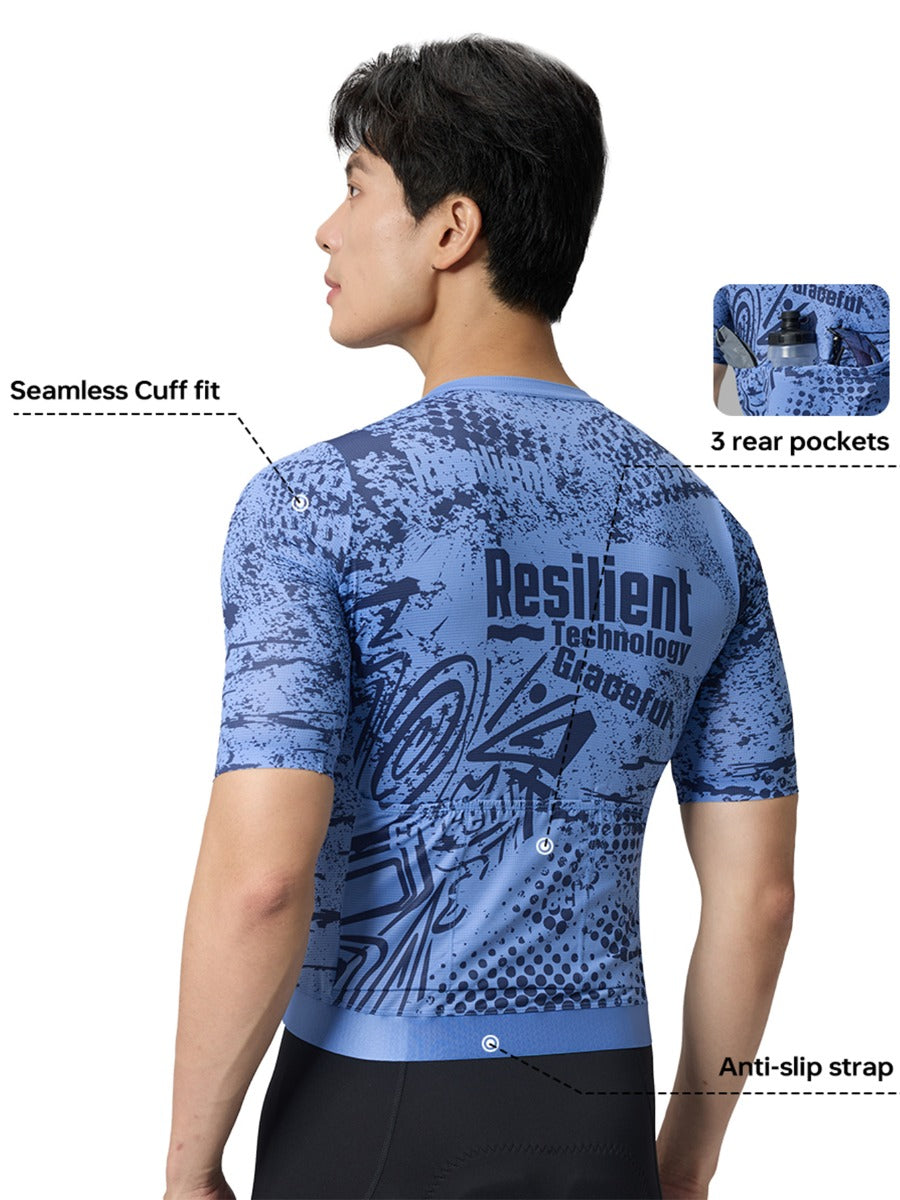 X-TIGER Men’s Pro FIT Short Sleeve Cycling Jersey