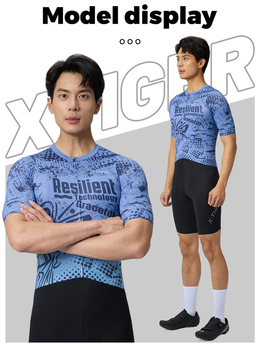 X-TIGER Men’s Pro FIT Short Sleeve Cycling Jersey