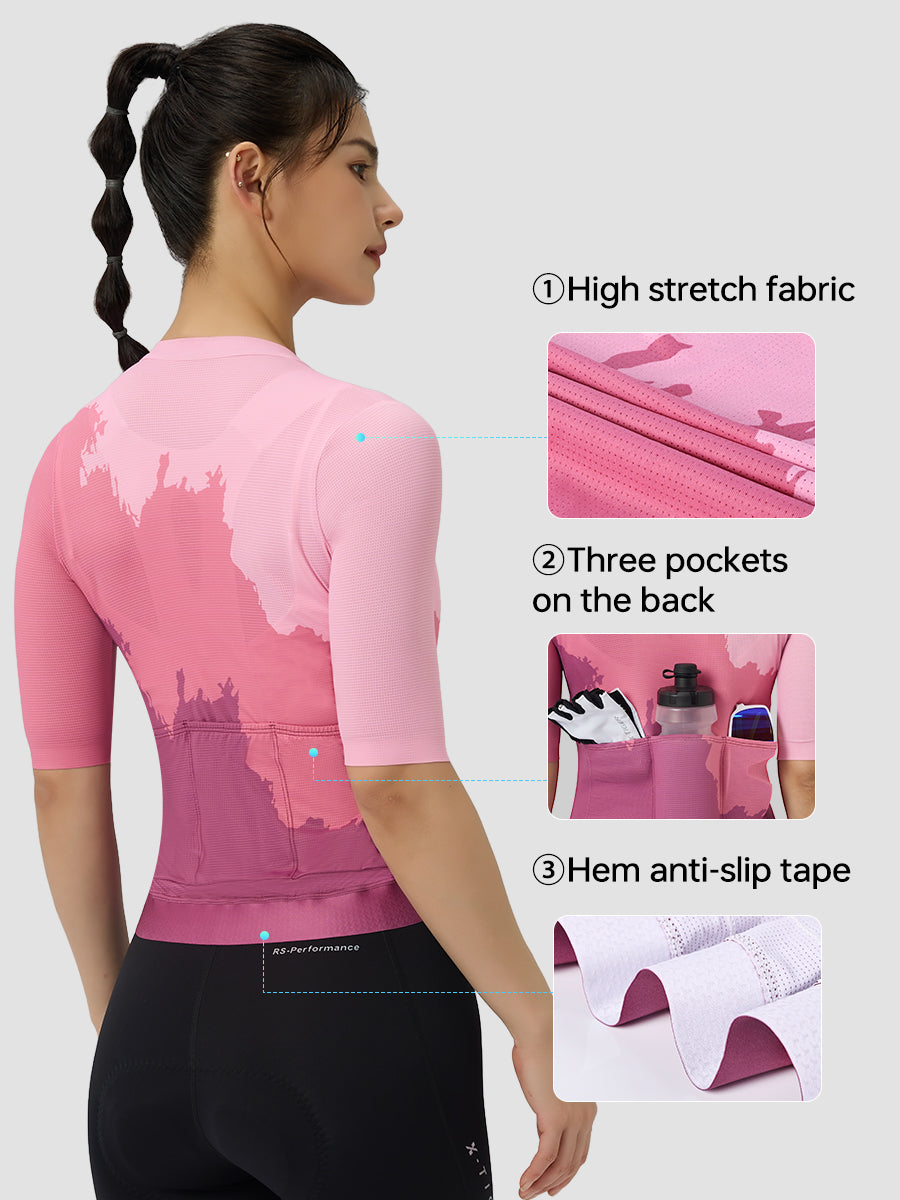X-TIGER Women’s PRO Short Sleeve Cycling Jersey