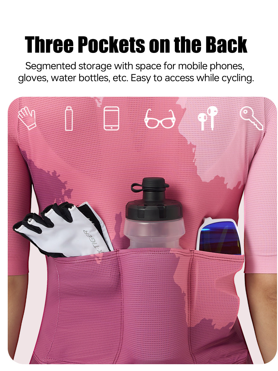 X-TIGER Women’s PRO Short Sleeve Cycling Jersey