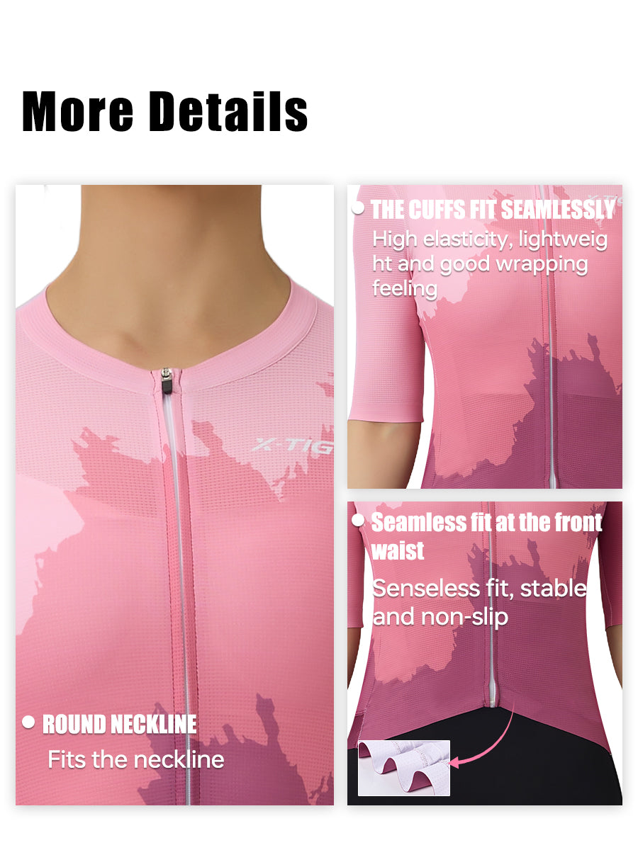 X-TIGER Women’s PRO Short Sleeve Cycling Jersey