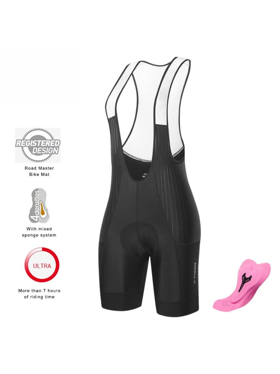 X-TIGER Women’s Racing Cycling Bib Shorts