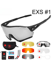 X-TIGER Photochromic Cycling Sunglasses 5 Lens UV400 Mountain Bike Glasses Men Outdoor Sports Cycling Goggles With Myopia Frame