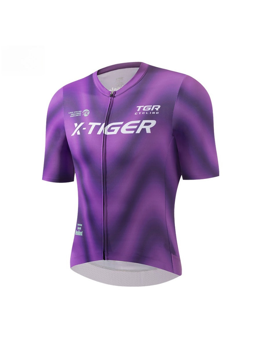 X-TIGER Men's Resilient Bike Jersey | Pro Fit Quick-Dry Riding Top