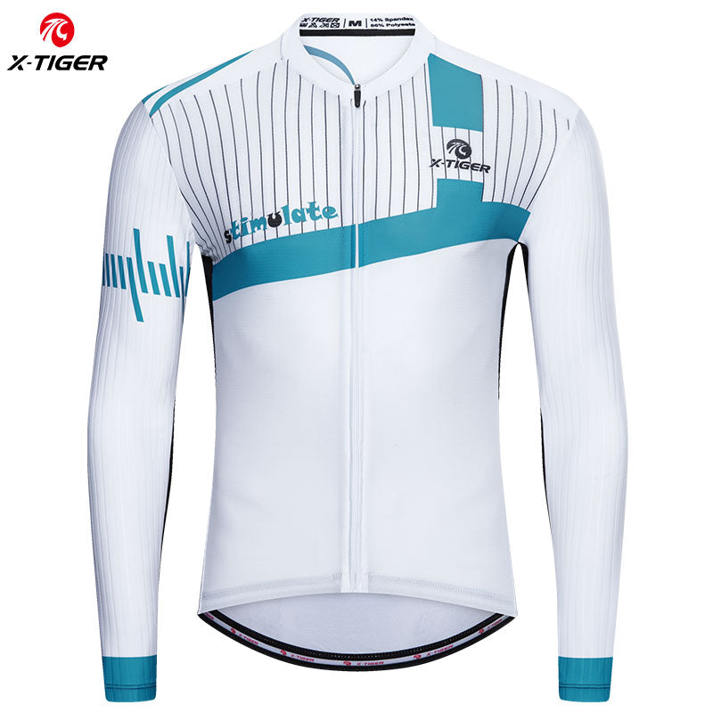 Tiger Long Sleeve Cycling Jersey for Men