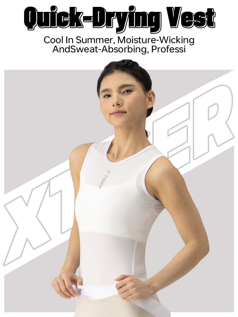 X-TIGER Women’s FIT Mesh Quick Dry Cycling Vest Base Layer