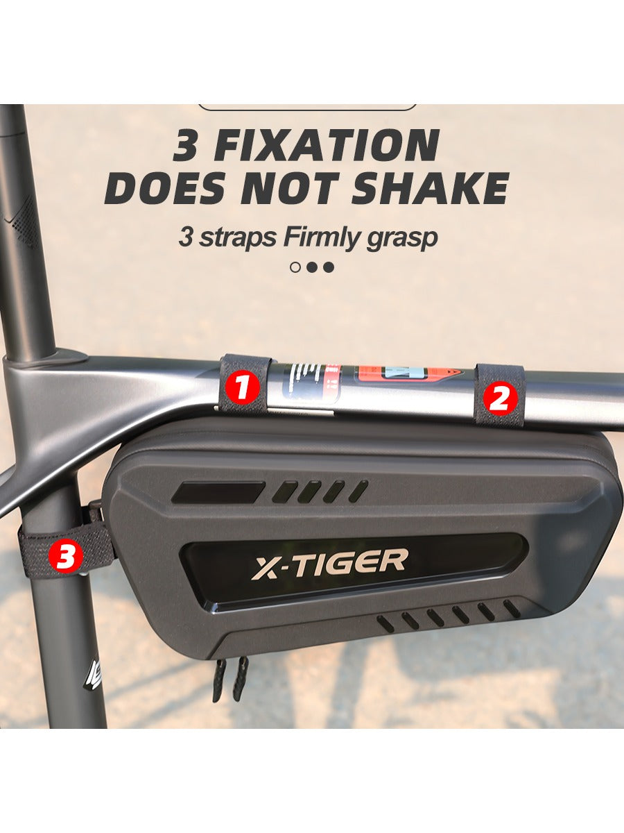 X-TIGER Bicycle Bags Triangle Bag Tube Front Frame Bag Rainproof Large Capacity MTB Road Shell Pouch Cycling Beam Bag