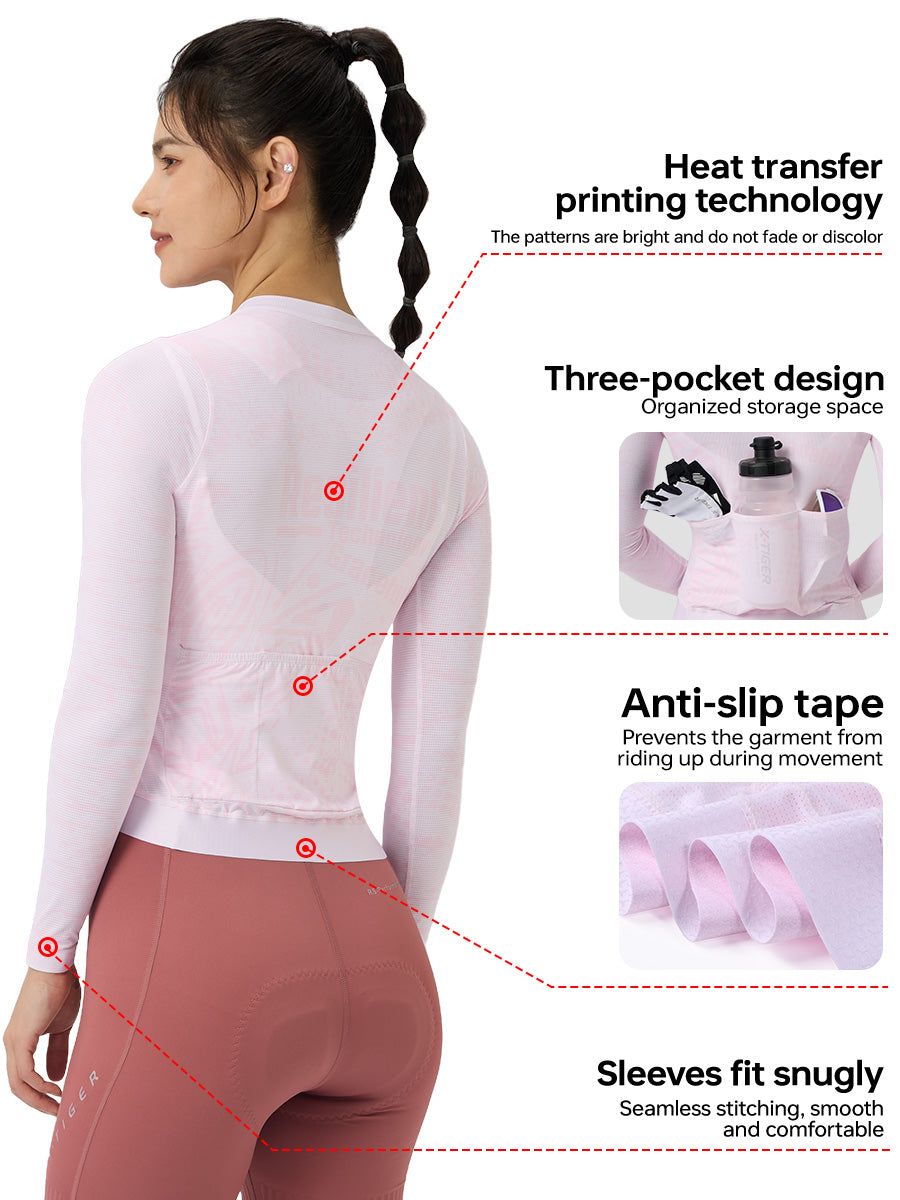 X-TIGER Women’s FIT Long-sleeved cycling jersey