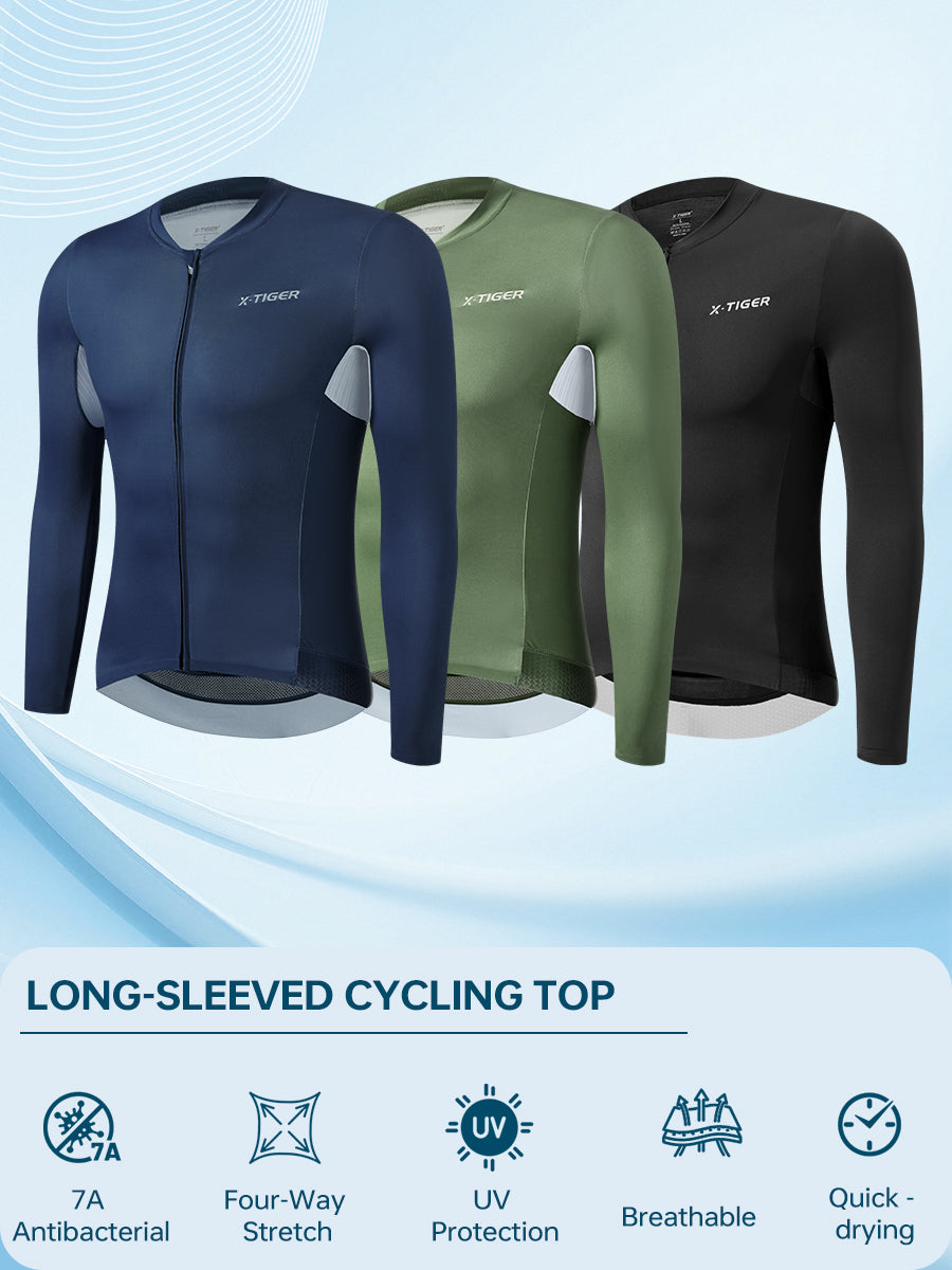 X-TIGER Men’s RS Long-sleeved cycling jersey