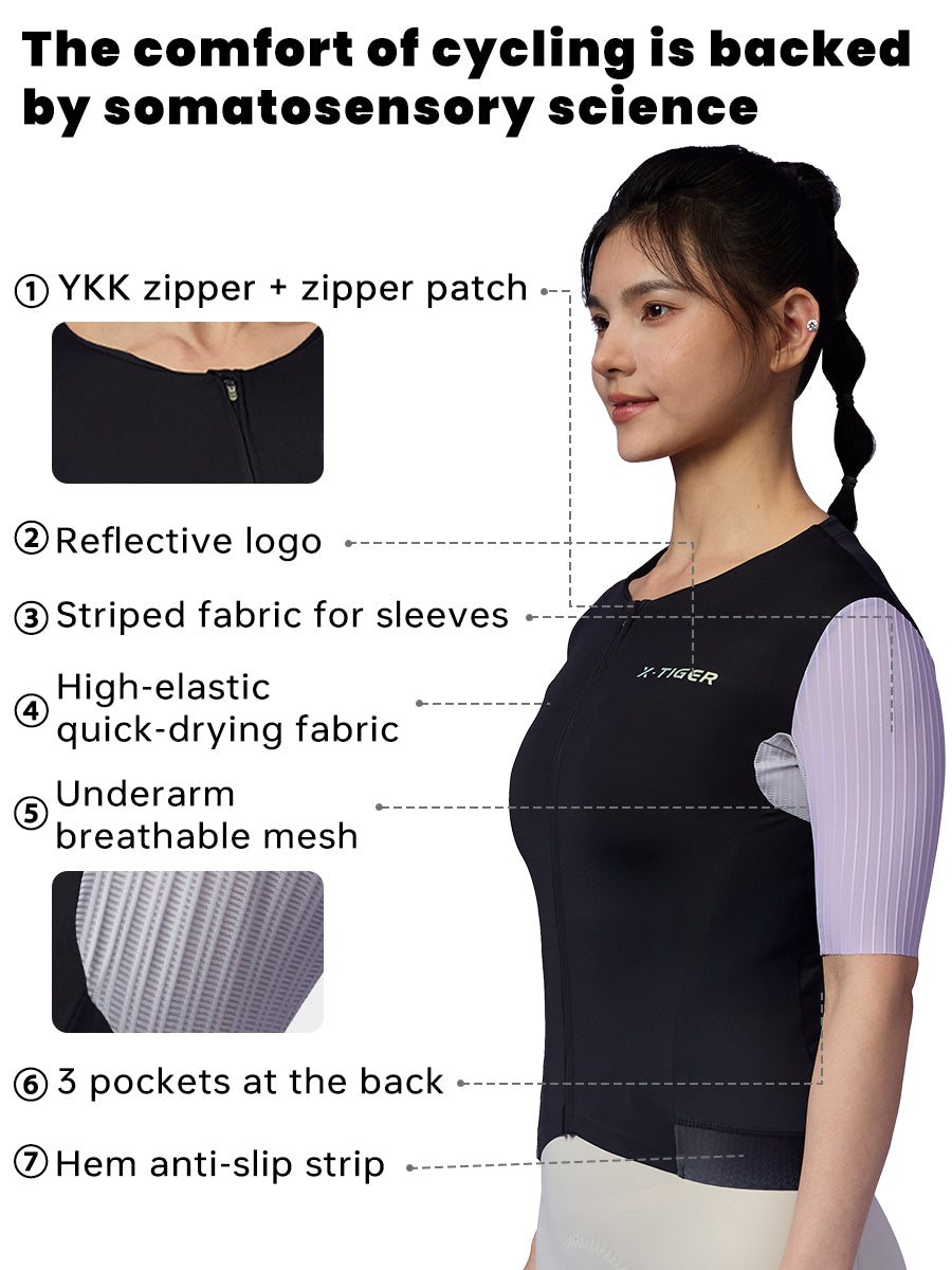 X-TIGER Women’s RS Short Sleeve Cycling Jersey