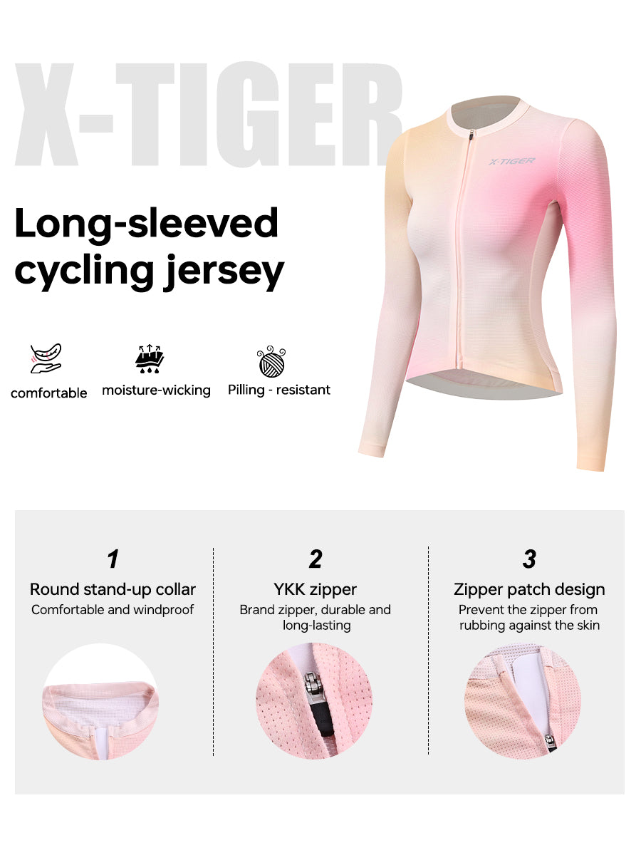 X-TIGER Women’s FIT Long-sleeved cycling jersey