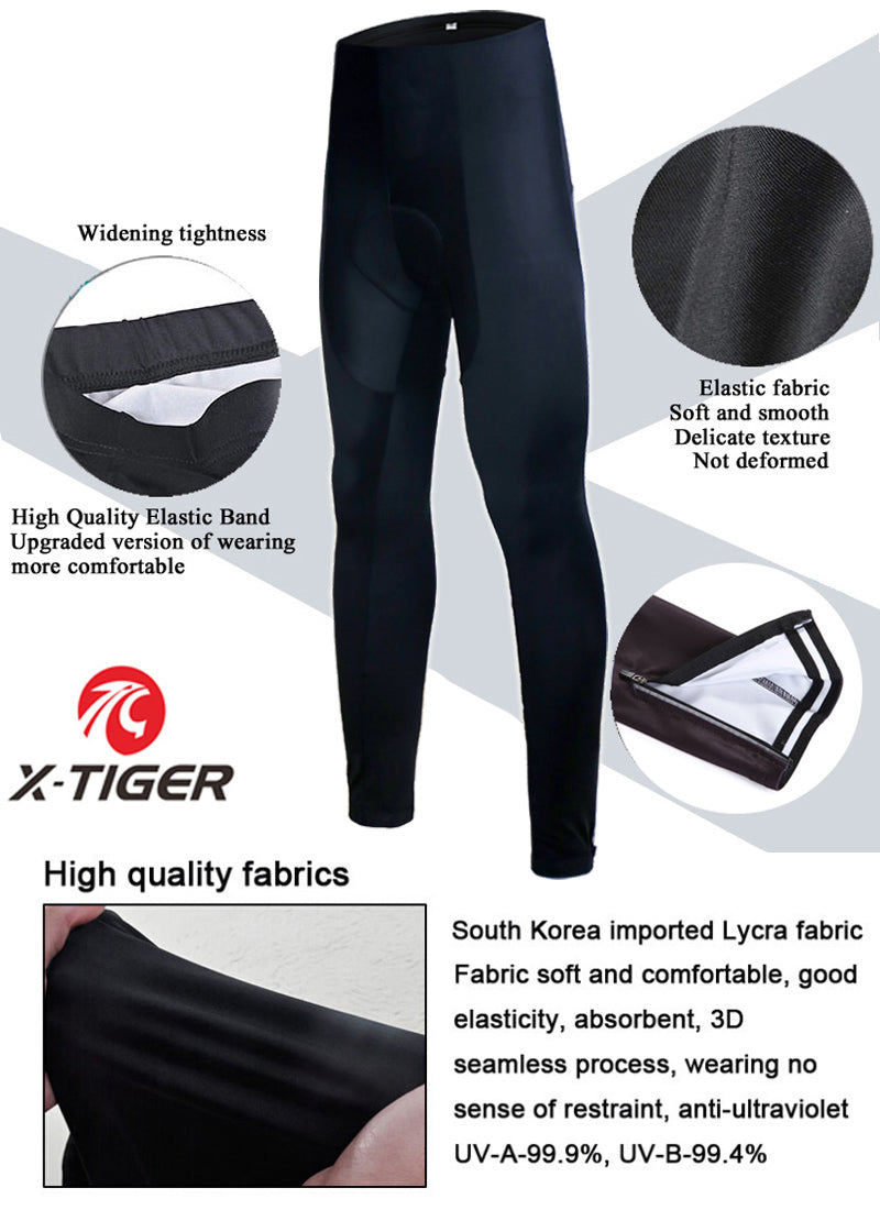 X-TIGER Men’s Fleece Cycling Pants