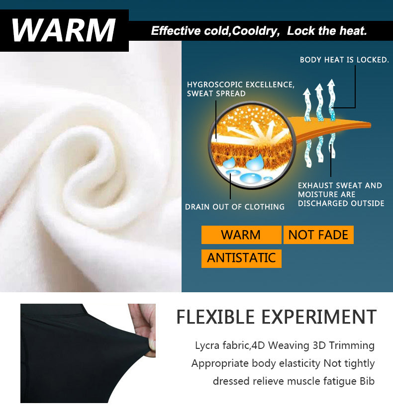 X-TIGER Men’s Fleece Cycling Pants