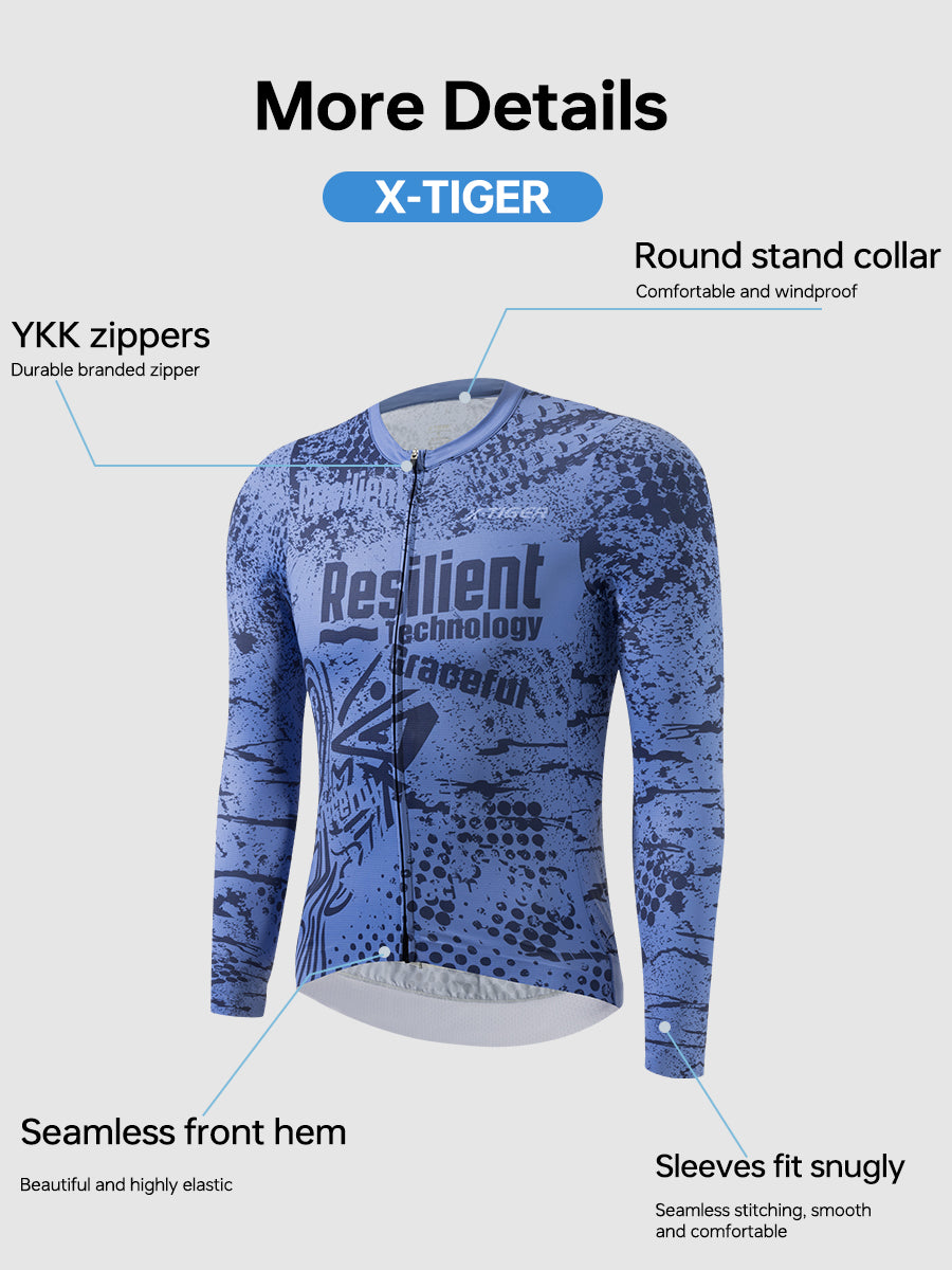 X-TIGER Men’s PRO Long-sleeved cycling jersey