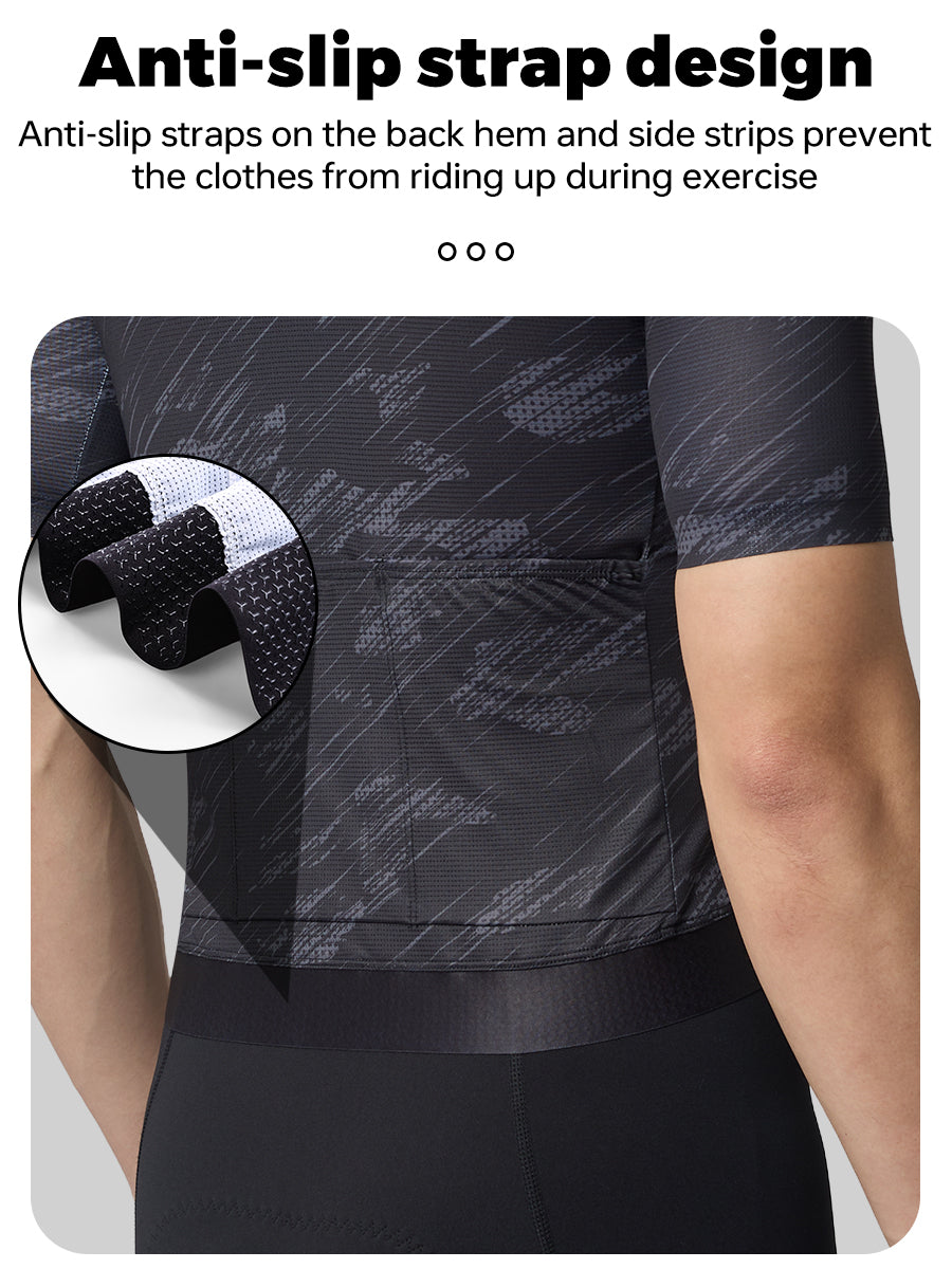 X-TIGER Men's Resilient Bike Jersey | Pro Fit Quick-Dry Riding Top