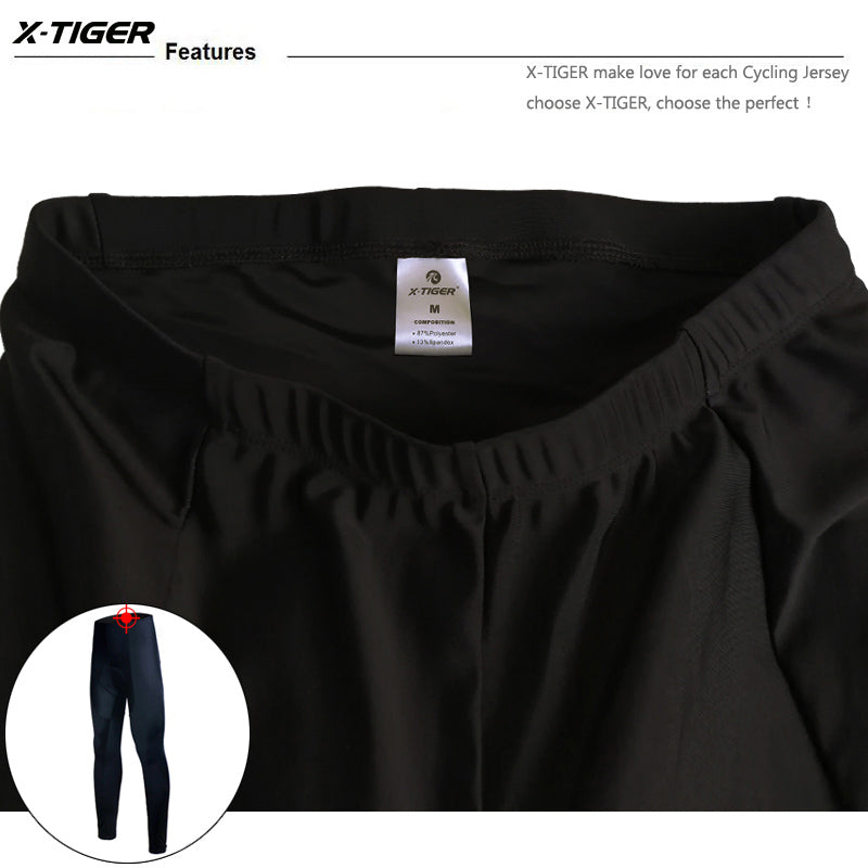 X-TIGER Men’s Fleece Cycling Pants