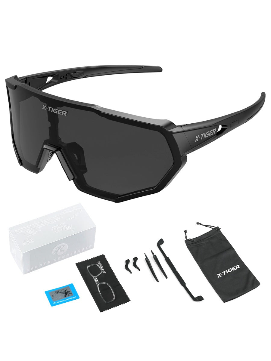 X-TIGER Cycling Glasses Polarized Outdoor Sports Men Sunglasses With Myopia Frame Bicycle Glasses Men's Women Cycling Eyewear