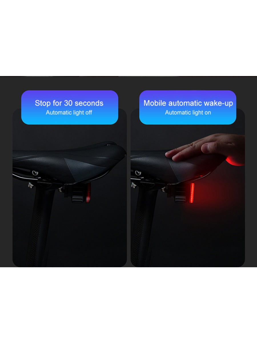 X-TIGER Bike Rear Light Smart Brake Sensing Light Bicycle Tail Light IPX6 Waterproof LED Charging Taillight