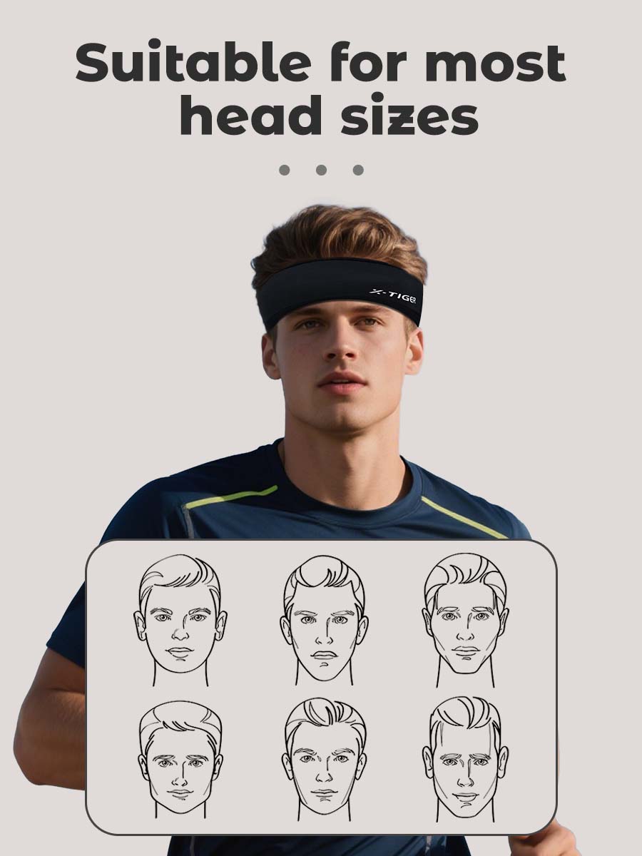 X-TIGER Breathable Cycling Headband Summer Quick-drying Moisture Wicking Breathable Sun Helmet Liner Cap Cycling Hat