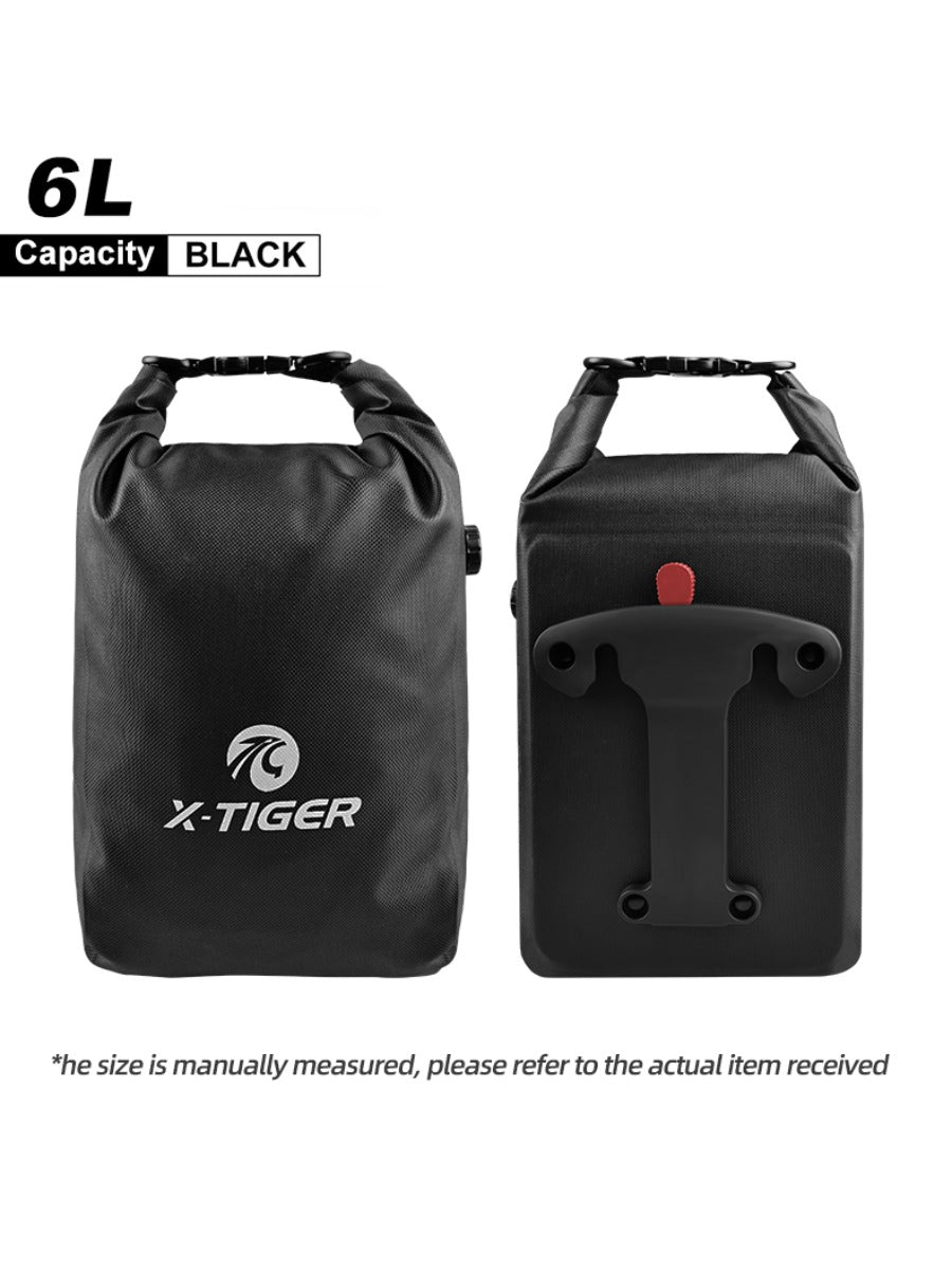 X-TIGER Bike Quick Release Fork Bag Waterproof  6L Cycling Bicycle Front Pack Mount Electric Scooter Storage Vehicle Bag