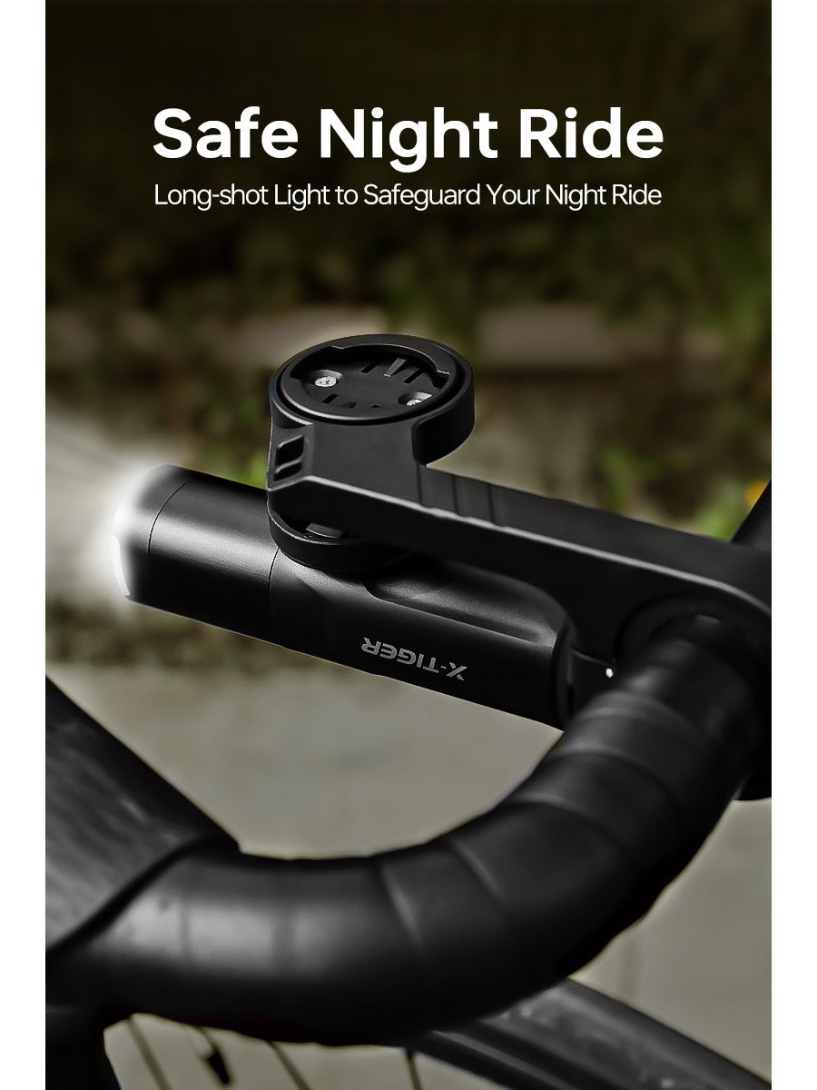 X-TIGER Bicycle Night Riding Lights Mountain Bike Road Bike Strong Light Headlight Brake Tail Light Combo Set Cycling Equipment