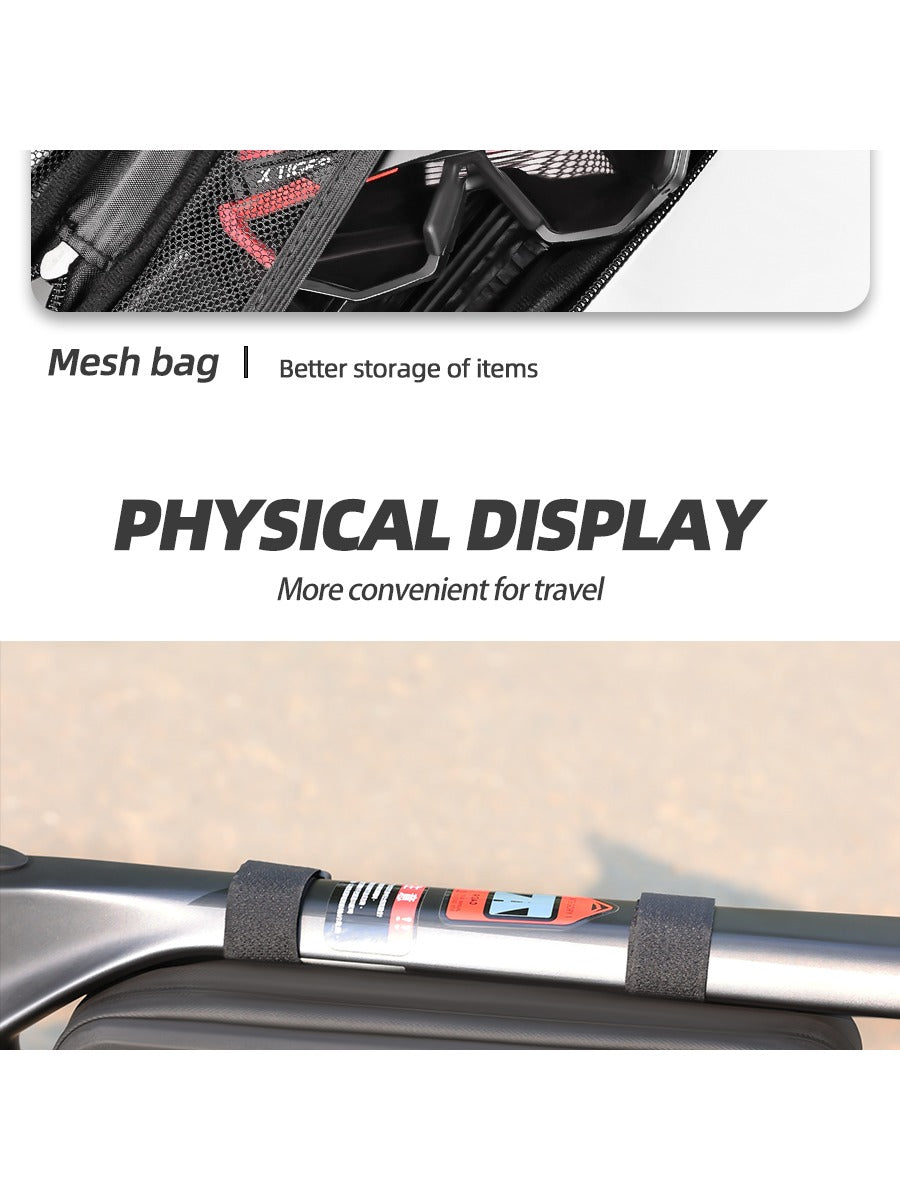 X-TIGER Bicycle Bags Triangle Bag Tube Front Frame Bag Rainproof Large Capacity MTB Road Shell Pouch Cycling Beam Bag