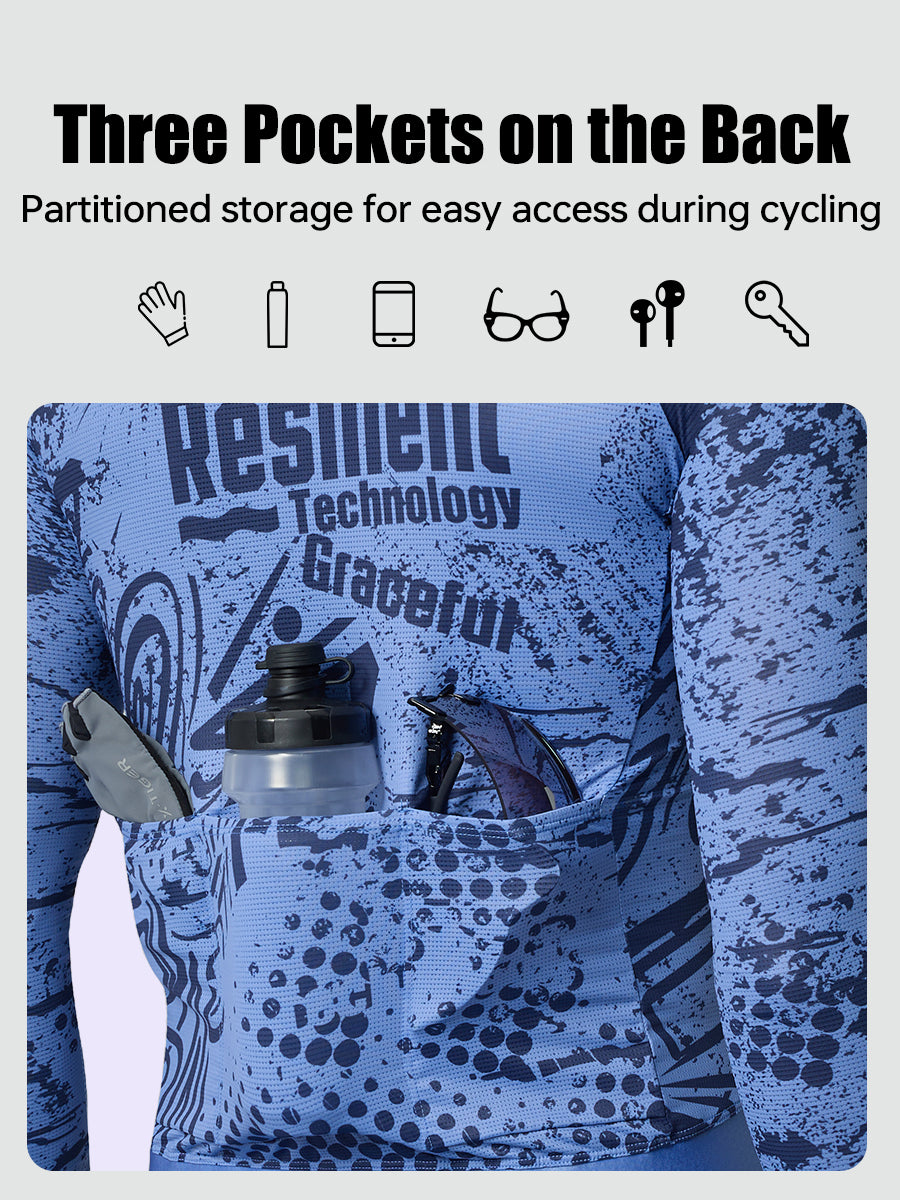 X-TIGER Men’s PRO Long-sleeved cycling jersey