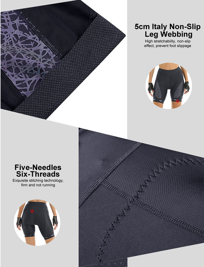 X-TIGER Women’s Racing Reflective Cycling Shorts