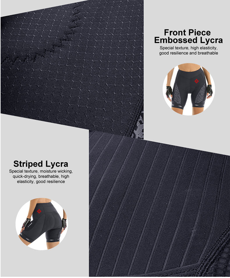 X-TIGER Women’s Racing Reflective Cycling Shorts