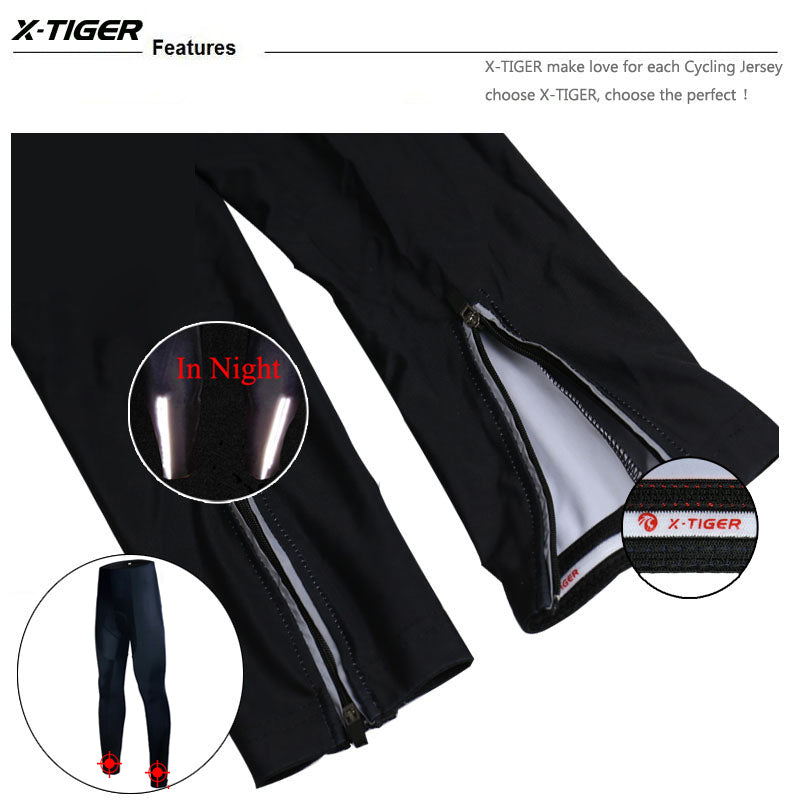 X-TIGER Men’s Fleece Cycling Pants