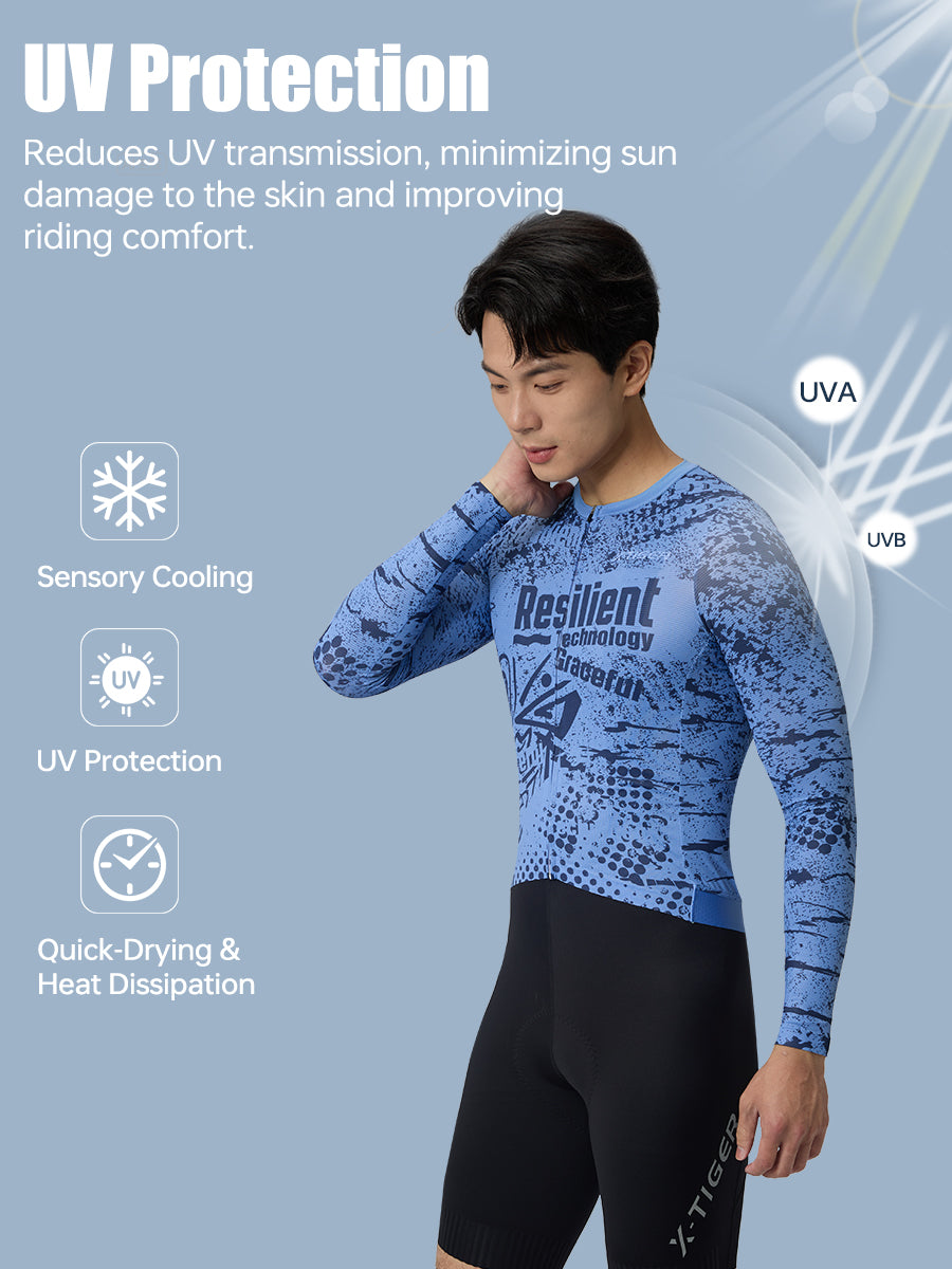 X-TIGER Men’s PRO Long-sleeved cycling jersey
