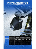 X-TIGER BIKE LIGHT High Brightness Waterproof Headlamp Tail Light Carrying Light TYPE-C MTB Road Bike Light