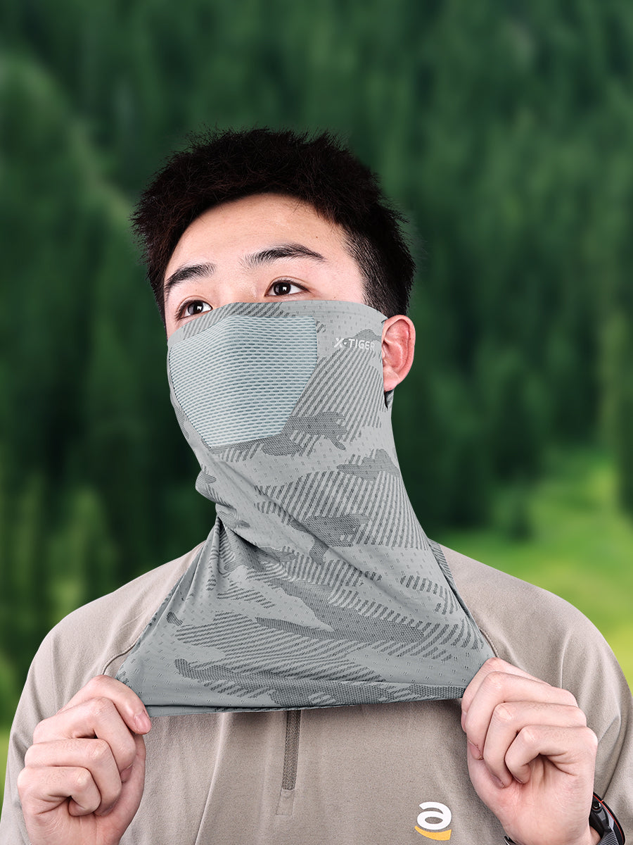 X-TIGER Sports lce Silk Mask Outdoor Cycling Bandana Summer Breathable Quick Dry UV Protective Headgear Running Scarf Men Women