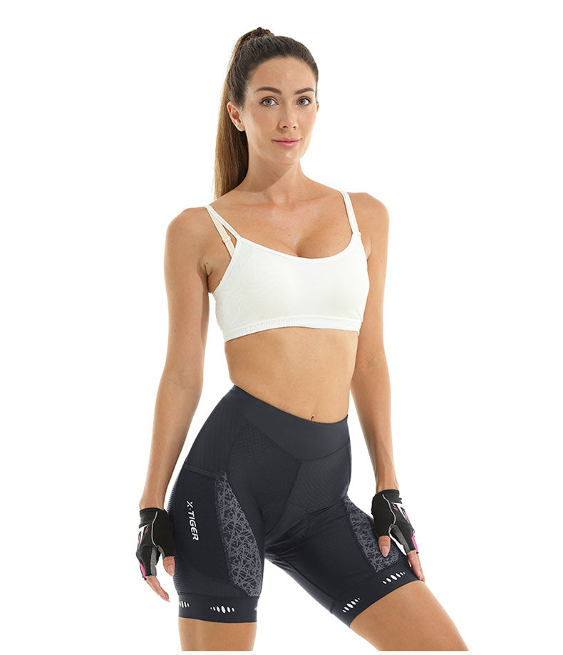 X-TIGER Women’s Racing Reflective Cycling Shorts