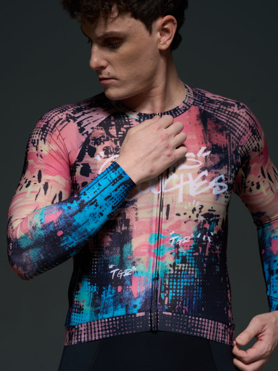 X-TIGER 2026 Men’s Performance Long Sleeve Cycling Jerseys -3