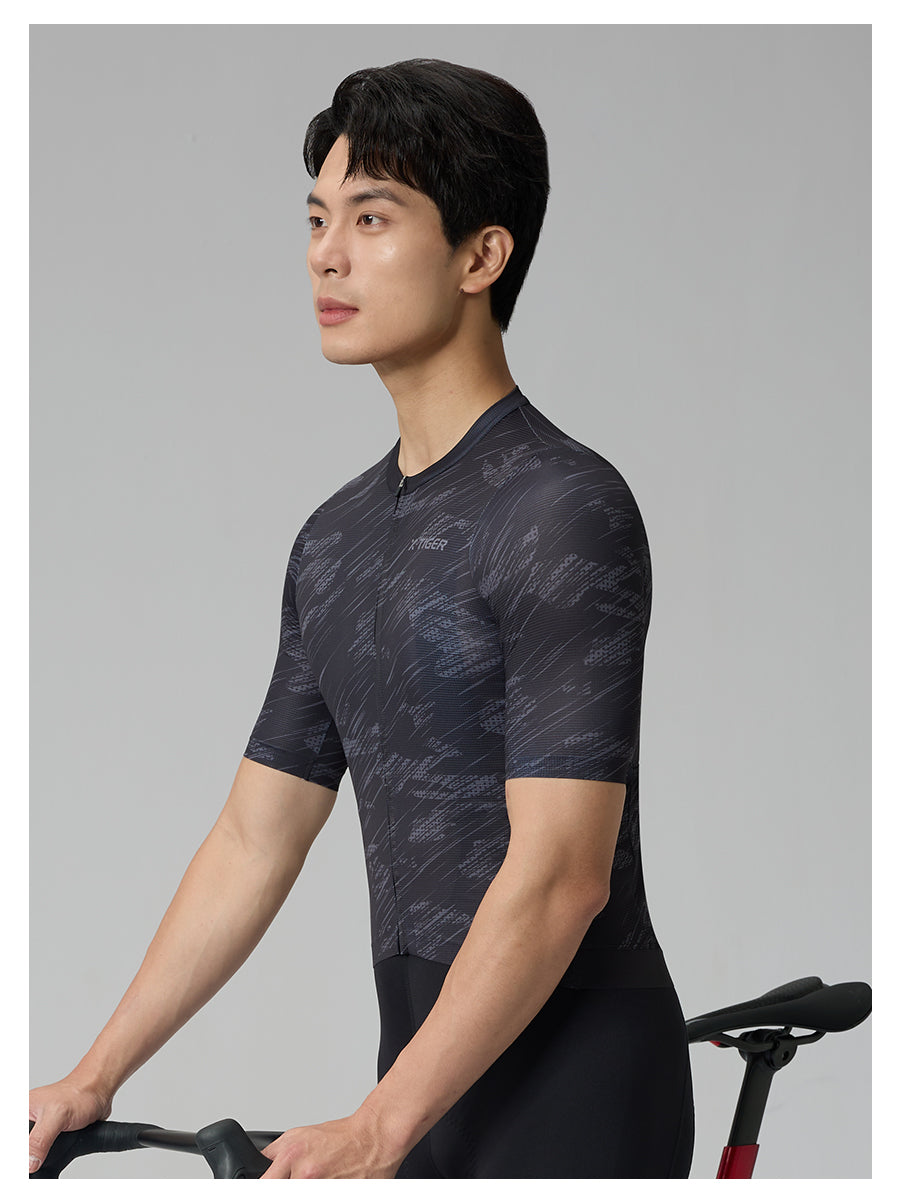X-TIGER Men's Resilient Bike Jersey | Pro Fit Quick-Dry Riding Top