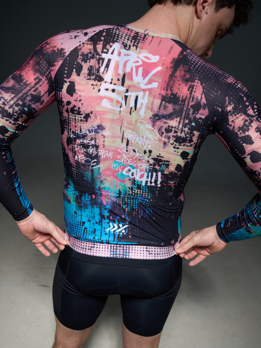 X-TIGER Men’s Performance Long Sleeve Cycling Jerseys
