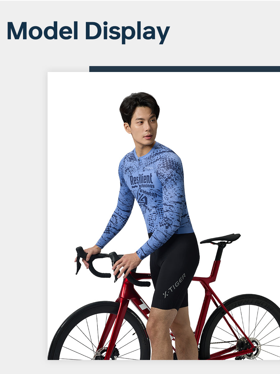 X-TIGER Men’s PRO Long-sleeved cycling jersey
