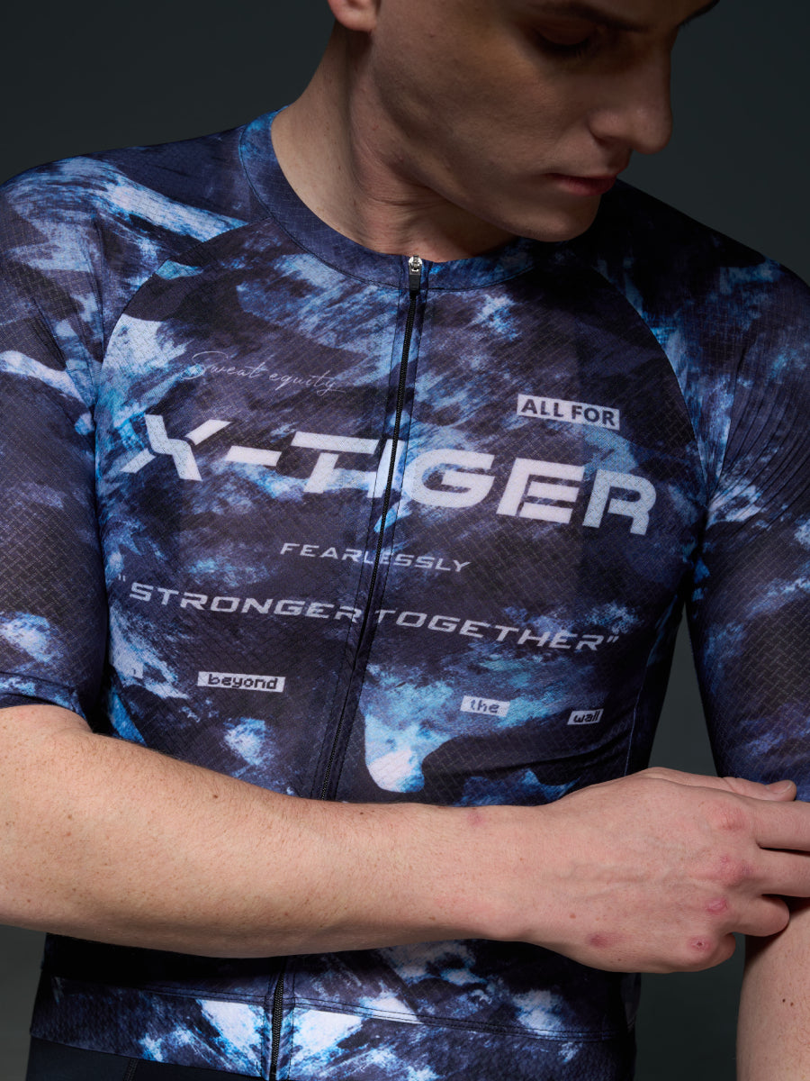 X-TIGER Men's Pro Cycling Jersey: Quick-Dry Breathable MTB Road Shirt