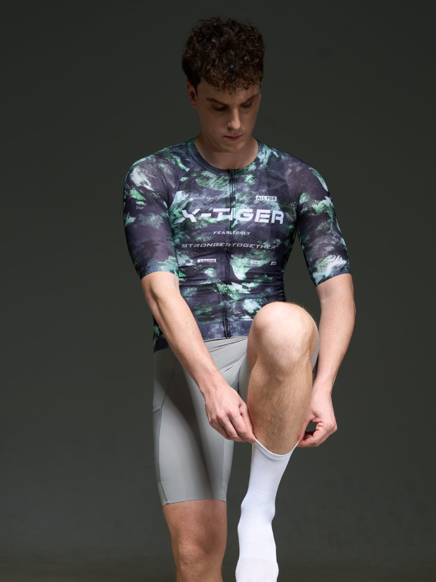 X-TIGER Men’s Performance Short Sleeve Cycling Jerseys