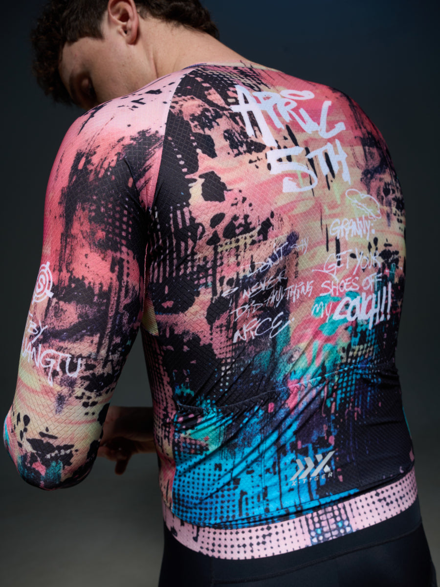 X-TIGER Men’s Performance Long Sleeve Cycling Jerseys