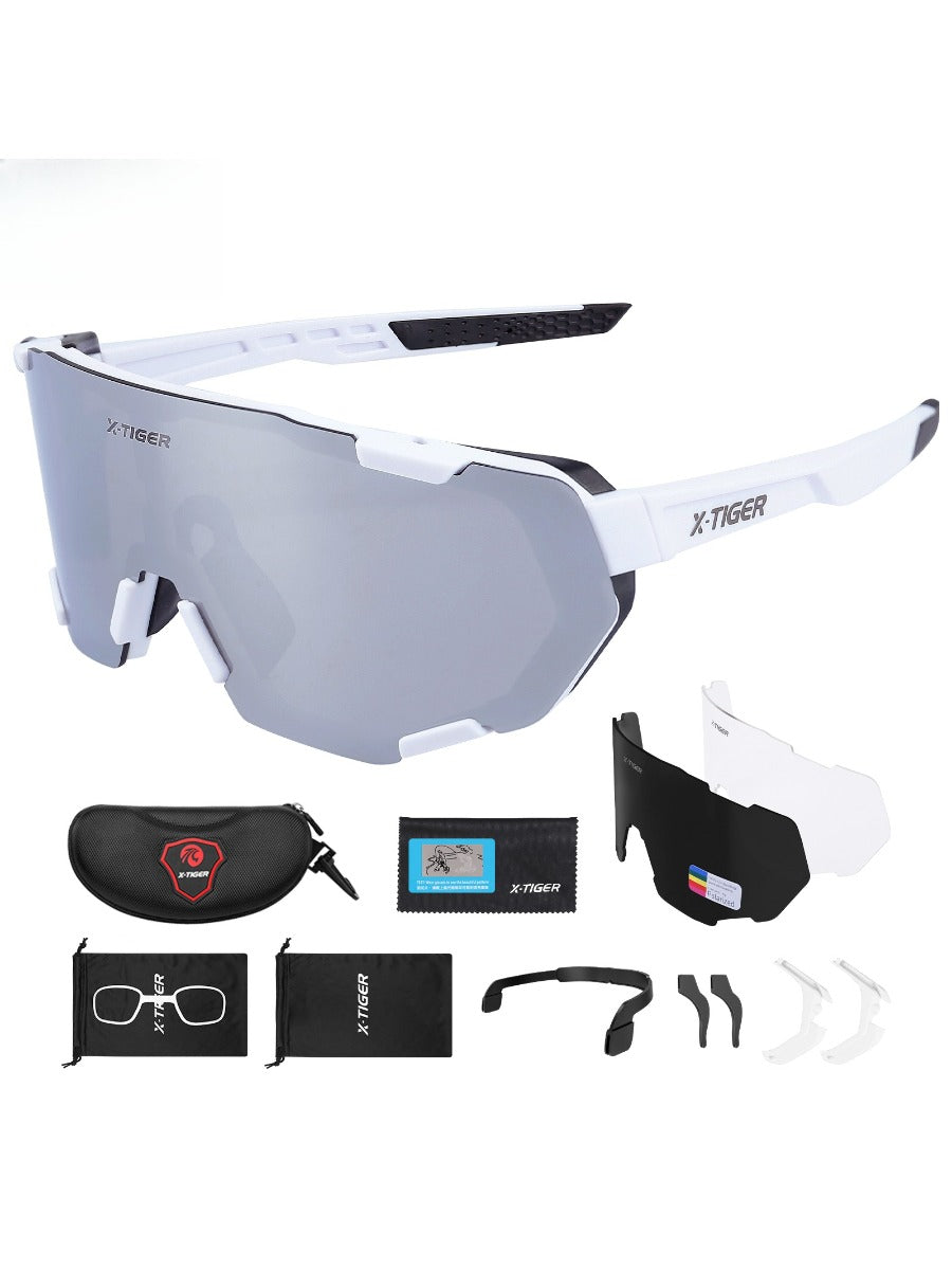 X-TIGER Polarized Cycling Glasses Photochromic Bicycle Glasses Sports Bike Men Sunglasses MTB Cycling Eyewear Protection Goggles